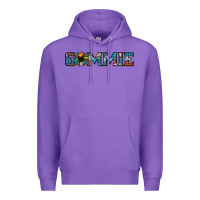 Purple gammie sunflower cowhide Premium Hoodie - Jasminsmagicworld
