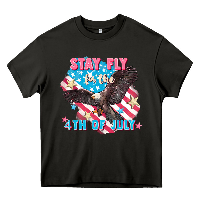 Stay Fly For The 4th Of July Heavy Core Tee by FaDigitalArtStudio | Teevron
