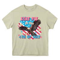 Mossy Stay fly for the 4th of July Heavy Core Tee - FaDigitalArtStudio