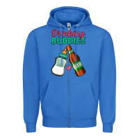 True Royal Drinking Buddies Zipper Hoodie - Jasminsmagicworld