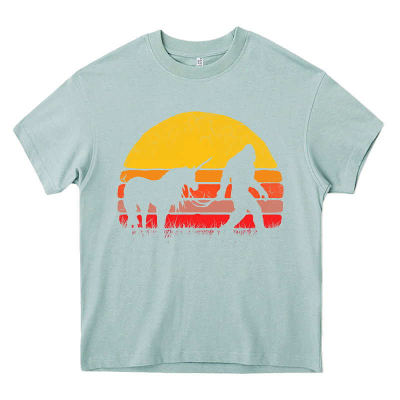 Sasquatch And Unicorn Vintage Heavy Core Tee by artisFamous | Teevron