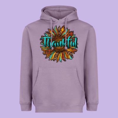 Thankful Sunflower Heavyweight Hoodie Designed By Ranaportraitstore