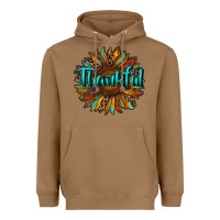 Toasted Coconut thankful sunflower Heavyweight Hoodie - RanaPortraitStore