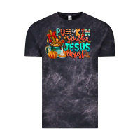 Cloud Black Pumpkin pie Jesus Christ Vintage Tee - CowhideDigitalArt
