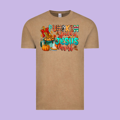 Pumpkin Pie Jesus Christ Vintage Tee Designed By Cowhidedigitalart