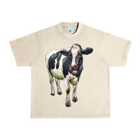 Sandshell Holstein Bull Urban Heavy Tee - LillyAllenDesigns