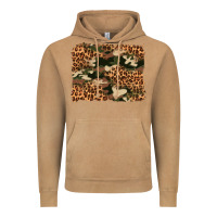 Vintage Camel camouflage and leopard background Vintage Hoodie - Artiststas