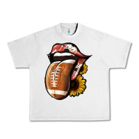 Lunar Rock Football Tongue Urban Heavy Tee - Jasminsmagicworld