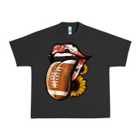 Pigment Black Football Tongue Urban Heavy Tee - Jasminsmagicworld