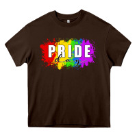 Chocolate Brown Pride Day Heavy Core Tee - FaDigitalArtStudio
