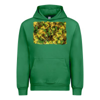 Emerald camouflage glitter background Urban Hoodie - RanaPortraitStore