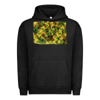 Pigment Black camouflage glitter background Urban Hoodie - RanaPortraitStore