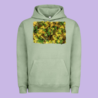Camouflage Glitter Background Urban Hoodie Designed By Ranaportraitstore