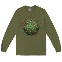 Army Green arizona fishhook cactus Long Sleeve Tee - LillyAllenDesigns