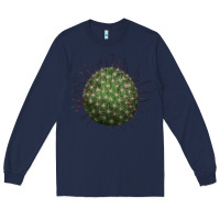 Navy arizona fishhook cactus Long Sleeve Tee - LillyAllenDesigns