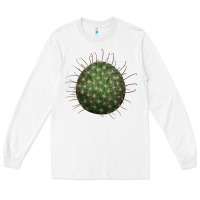 White arizona fishhook cactus Long Sleeve Tee - LillyAllenDesigns