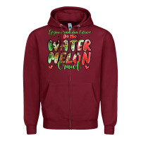 Burgundy Watermelon Crawl Zipper Hoodie - Jasminsmagicworld
