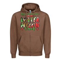Chestnut Watermelon Crawl Zipper Hoodie - Jasminsmagicworld