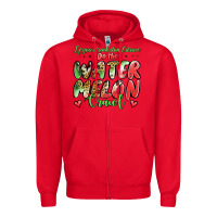 Red Watermelon Crawl Zipper Hoodie - Jasminsmagicworld