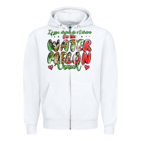 White Watermelon Crawl Zipper Hoodie - Jasminsmagicworld