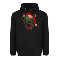 Black christmas bison Heavyweight Hoodie - RanaPortraitStore