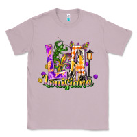 Lilac Louisiana LA Mardi Gras Classic Tee - FaDigitalArtStudio