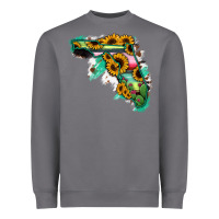 Storm Florida Map Sunflower Cactus Serape Heavyweight Sweatshirt - RanaPortraitStore