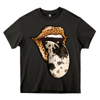 Asphalt Western Leopard Cowhide Tongue Heavy Core Tee - Jasminsmagicworld