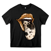 Black Western Leopard Cowhide Tongue Heavy Core Tee - Jasminsmagicworld