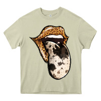Mossy Western Leopard Cowhide Tongue Heavy Core Tee - Jasminsmagicworld