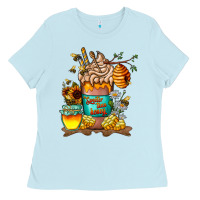Baby Blue Than Honey Ladies Tee - CowhideDigitalArt