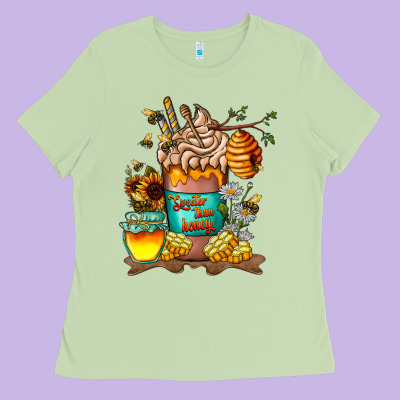 Than Honey Ladies Tee Designed By Cowhidedigitalart