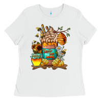 White Than Honey Ladies Tee - CowhideDigitalArt