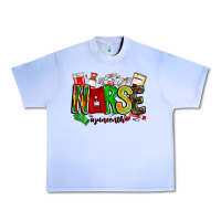 Grape Ice Nurse Juneenth Urban Heavy Tee - CowhideDigitalArt