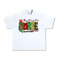 White Nurse Juneenth Urban Heavy Tee - CowhideDigitalArt