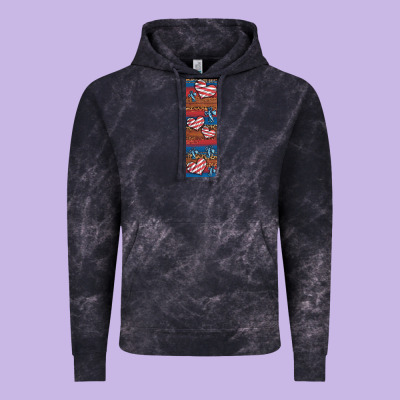 Usa Flag And Cross Penwraps 1 Vintage Hoodie Designed By Artiststas