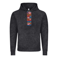Vintage Black usa flag and cross penwraps 1 Vintage Hoodie - Artiststas