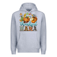 Heather Grey thankful mama Premium Hoodie - BarkalooDesign
