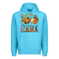 Ocean Blue thankful mama Premium Hoodie - BarkalooDesign