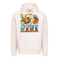 Pale Pink thankful mama Premium Hoodie - BarkalooDesign