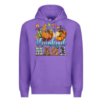 Purple thankful mama Premium Hoodie - BarkalooDesign