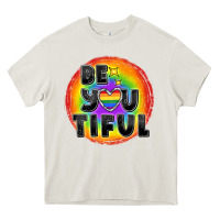 Cream Be you tiful pride Heavy Core Tee - FaDigitalArtStudio