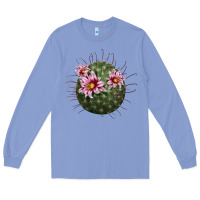 Colony Blue arizona fishhook cactus Long Sleeve Tee - LillyAllenDesigns