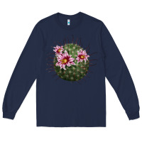 Navy arizona fishhook cactus Long Sleeve Tee - LillyAllenDesigns
