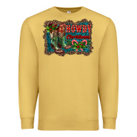 Antique Gold howdy christmas boots Premium Sweatshirt - RanaPortraitStore