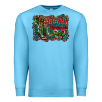 Ocean Blue howdy christmas boots Premium Sweatshirt - RanaPortraitStore