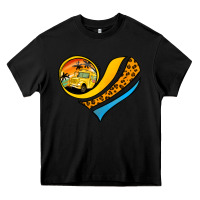 Black Bus Driver Off Duty Heart Heavy Core Tee - Jasminsmagicworld
