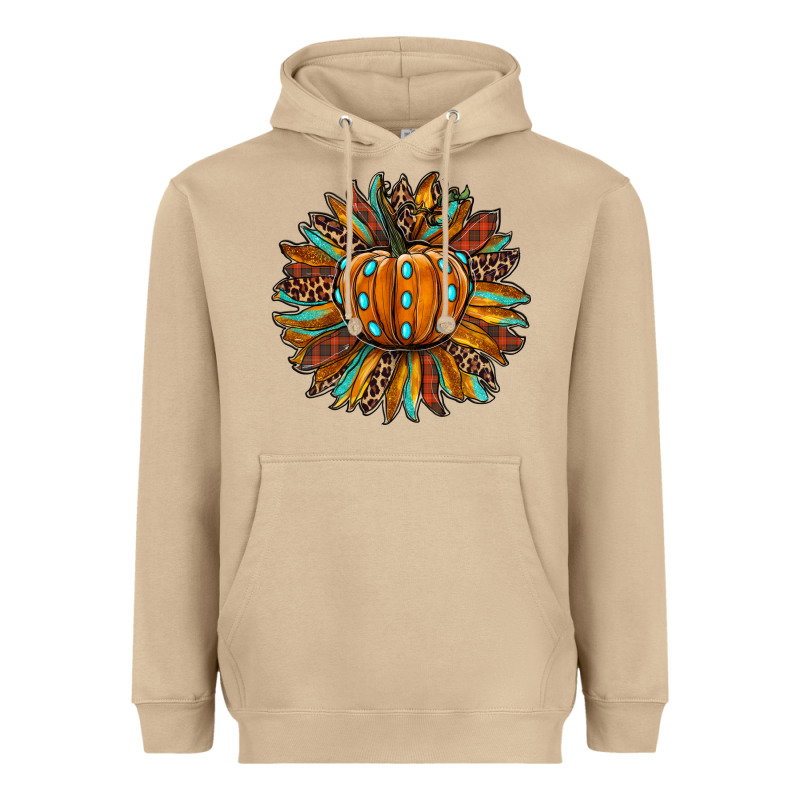 Pumpkin Sunflower Heavyweight Hoodie by RanaPortraitStore | Teevron