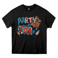 Black Party in the USA Heavy Core Tee - FaDigitalArtStudio