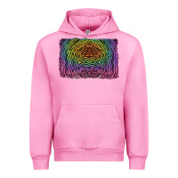 Fuchsia Pink colorful zebra background Urban Hoodie - RanaPortraitStore